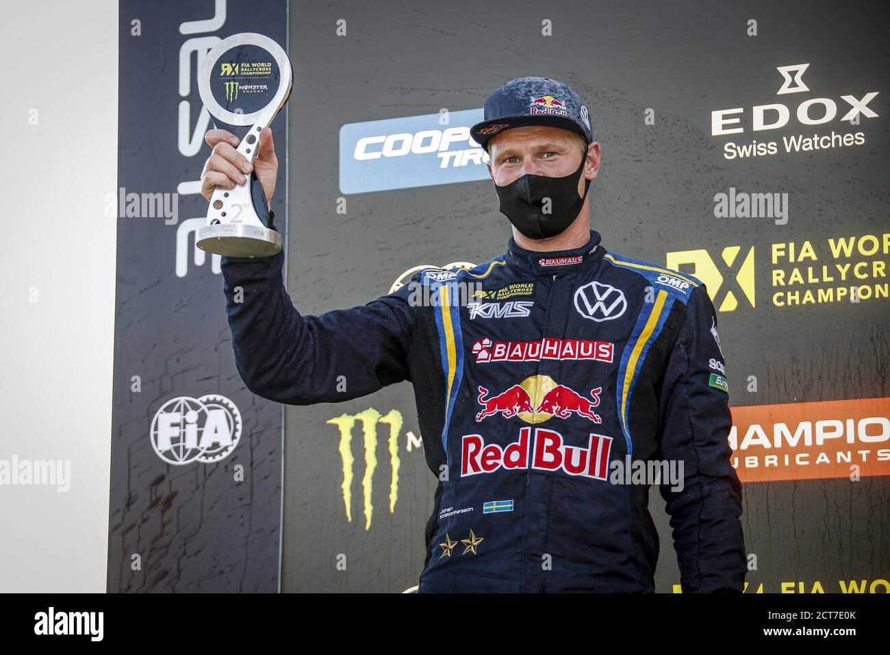 KRISTOFFERSSON Johan (SWE), Kristoffersson Motorsport (SWE), Volkswagen polo, portrait during the Neste World RX of Riga-Latvia, 6th round of the 2020 Stock Photo