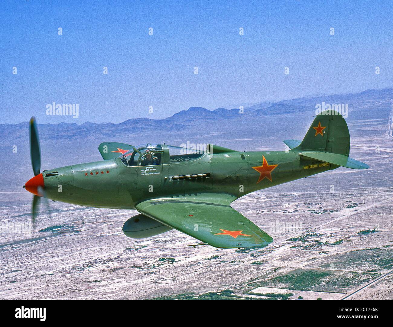 Bell Aircraft P-39 Airacobra WWII fighter Stock Photo