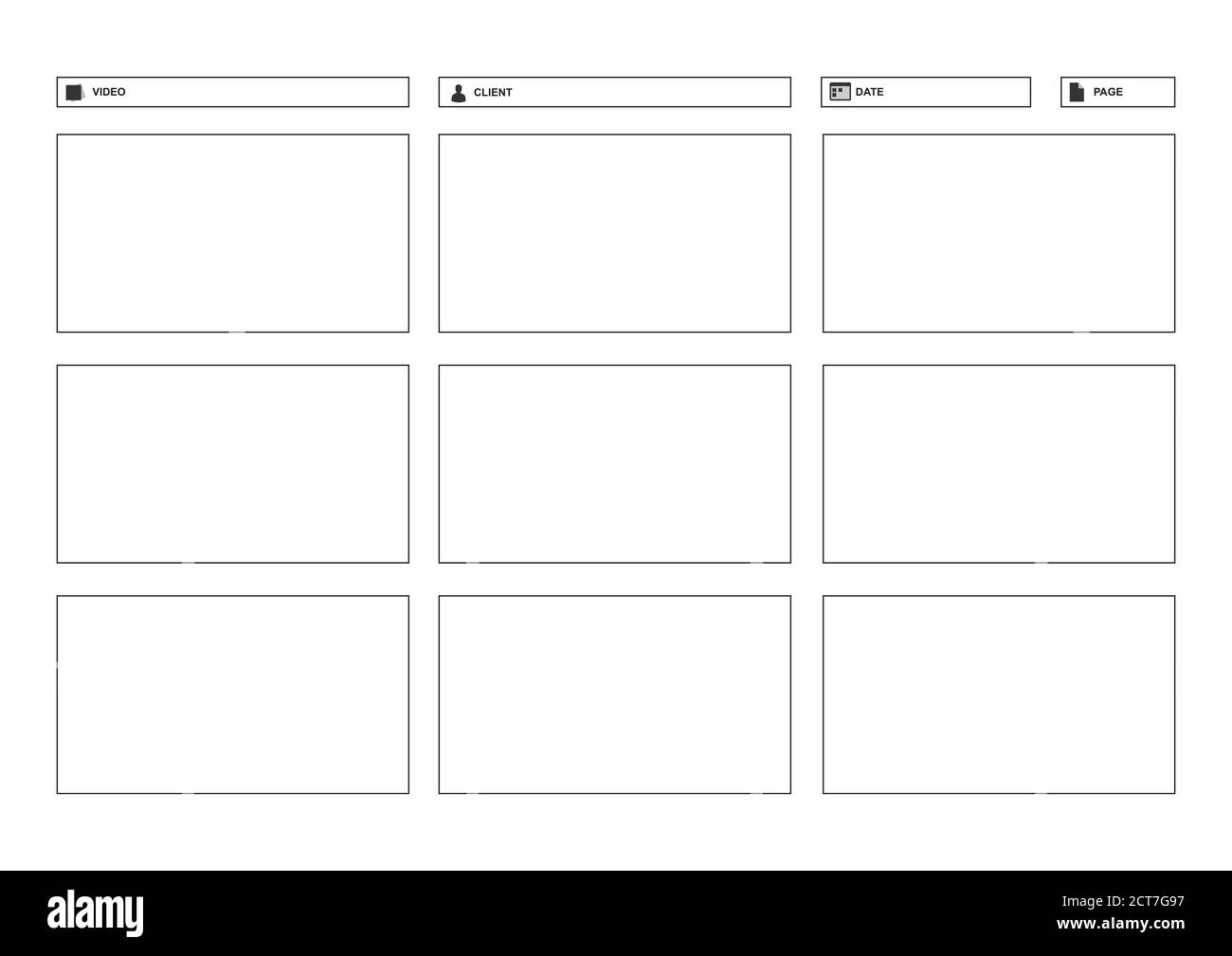 Video Animation Motion Frame Template for Print Stock Vector Image Video Animation Motion Frame Template for Print Stock Vector Image