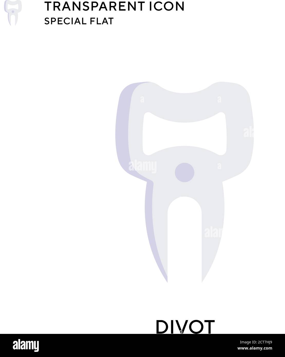 Divot vector icon. Flat style illustration. EPS 10 vector Stock Vector ...