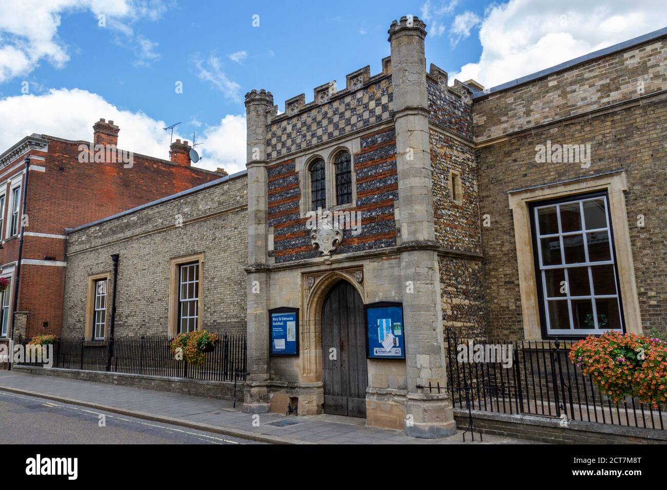 Bury St Edmunds Guildhall on Guildhall Street, Suffolk, UK Stock Photo