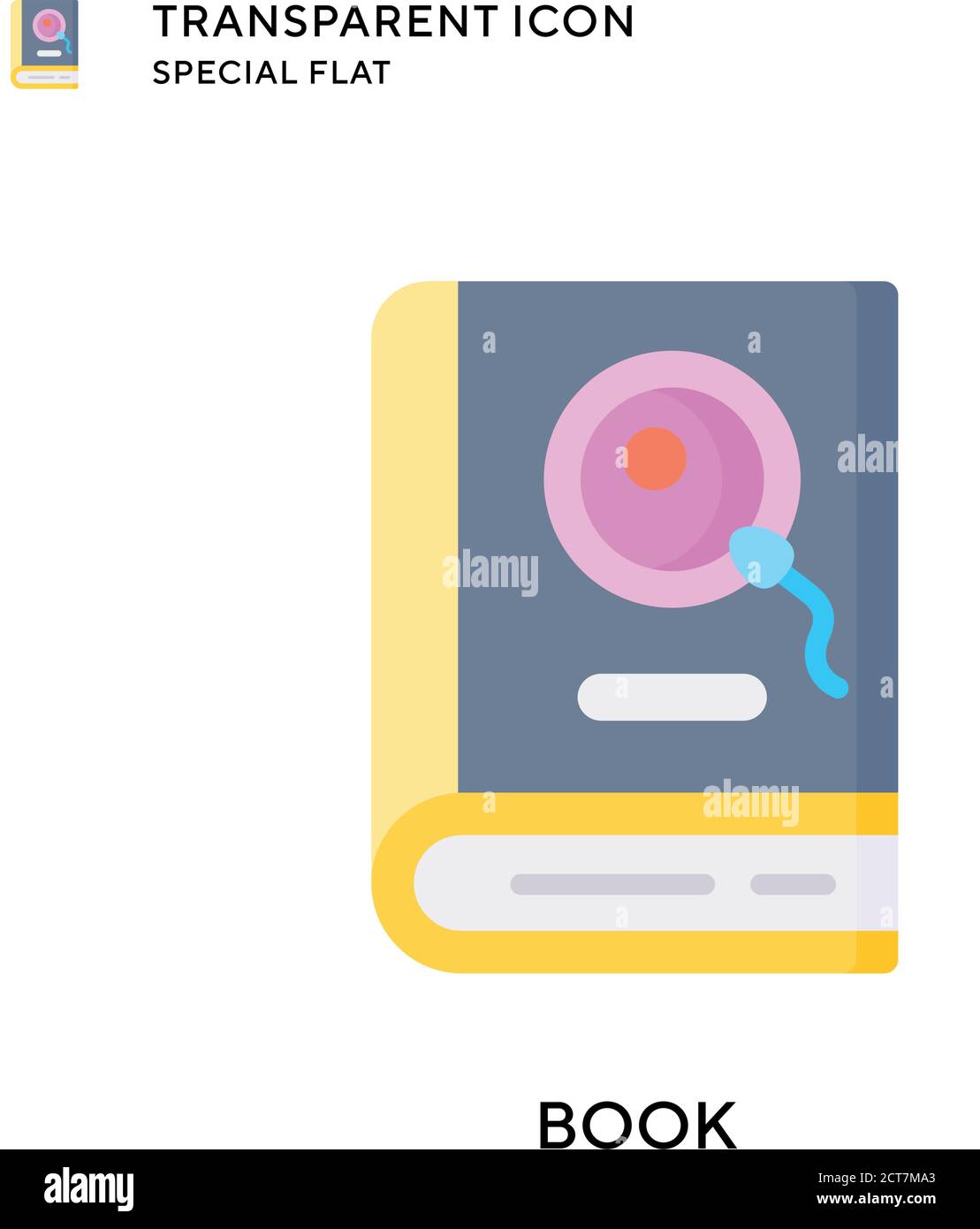 Book vector icon. Flat style illustration. EPS 10 vector Stock Vector ...