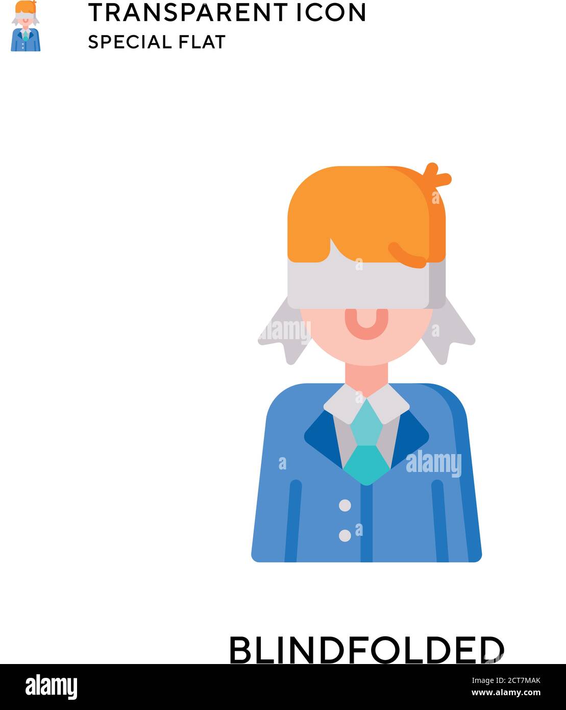 Blindfolded man Stock Vector Images Alamy