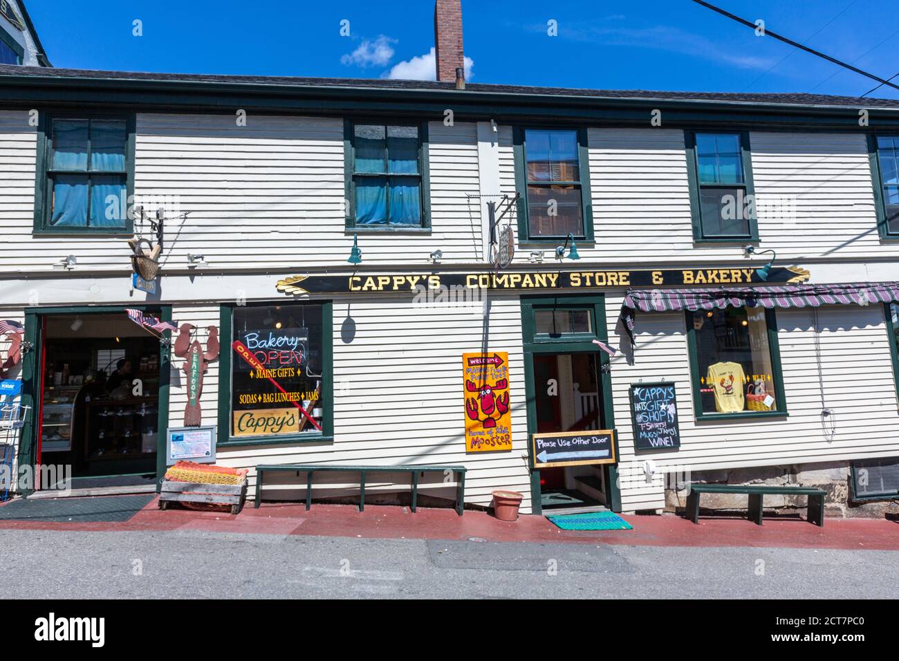 Cappy's Company Store & Bakery, Camden, Maine, USA Stock Photo Alamy