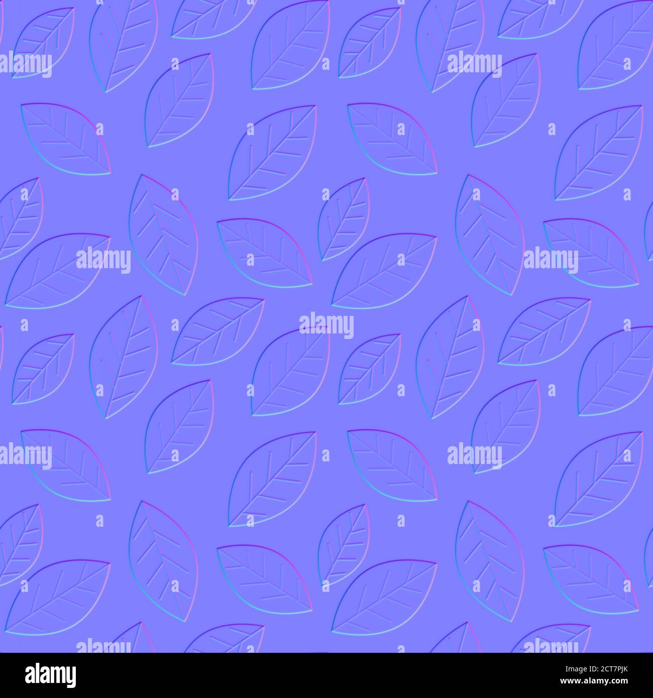 normal map of leaves, repetitive plant pattern, seamless pattern normal ...