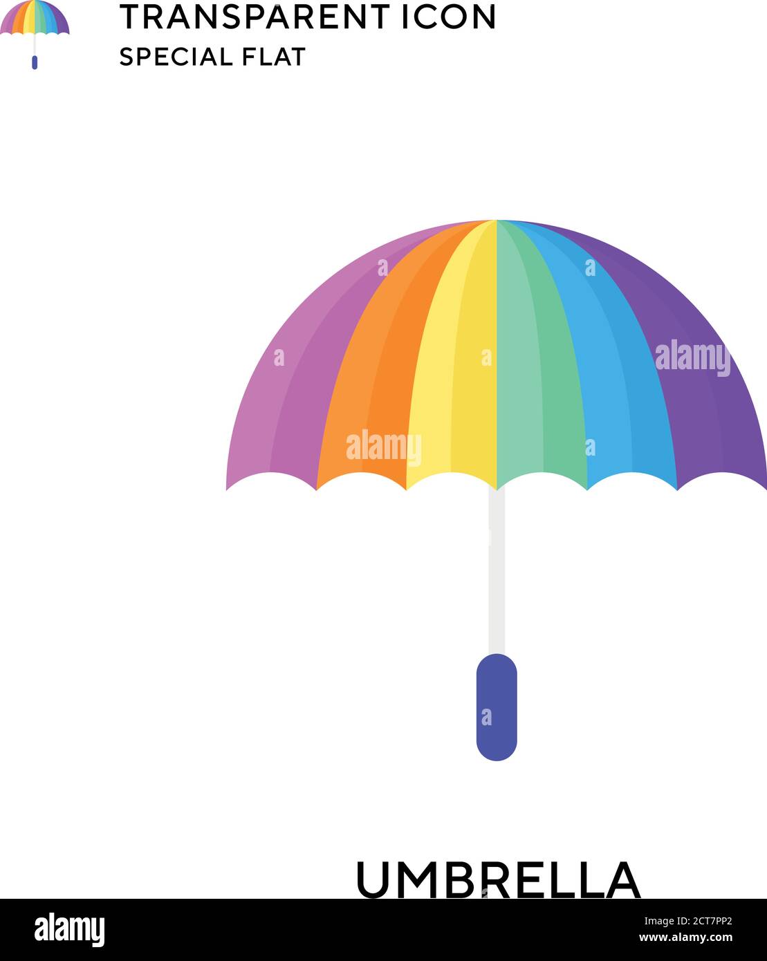 Umbrella vector icon. Flat style illustration. EPS 10 vector Stock ...