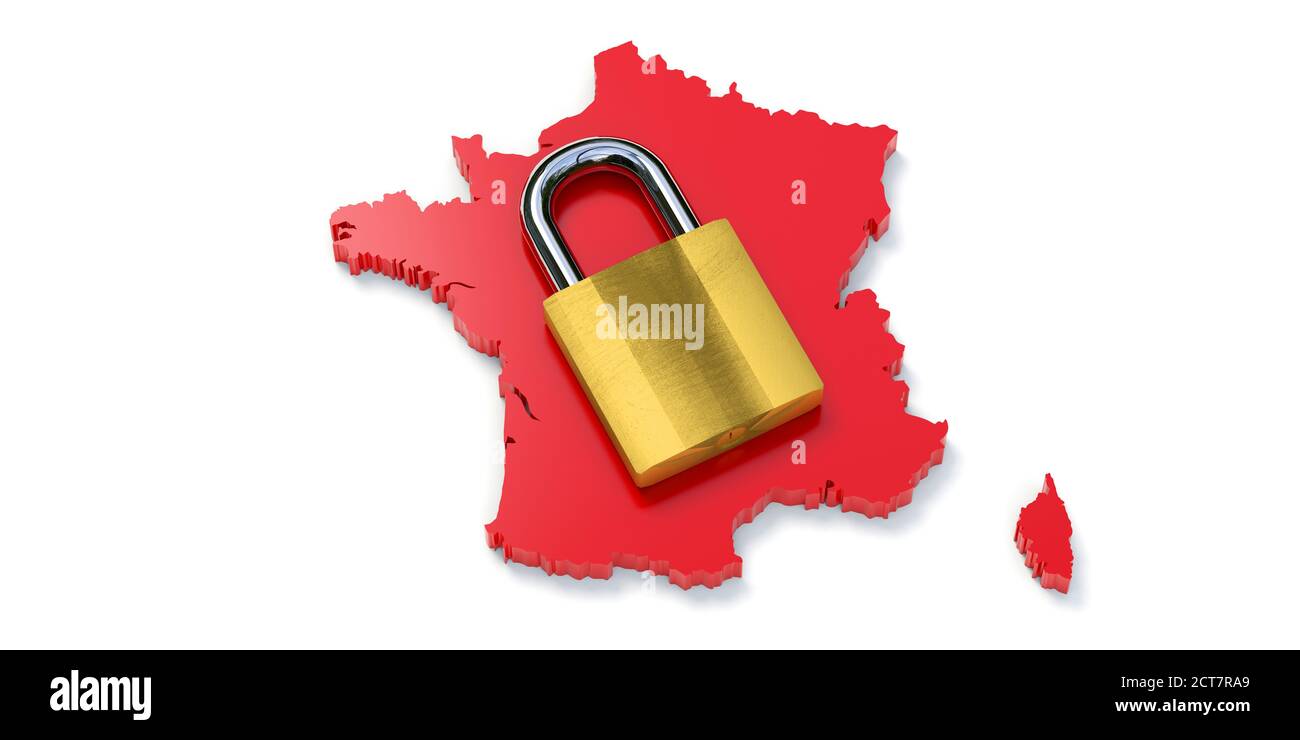Map of france hi-res stock photography and images - Alamy