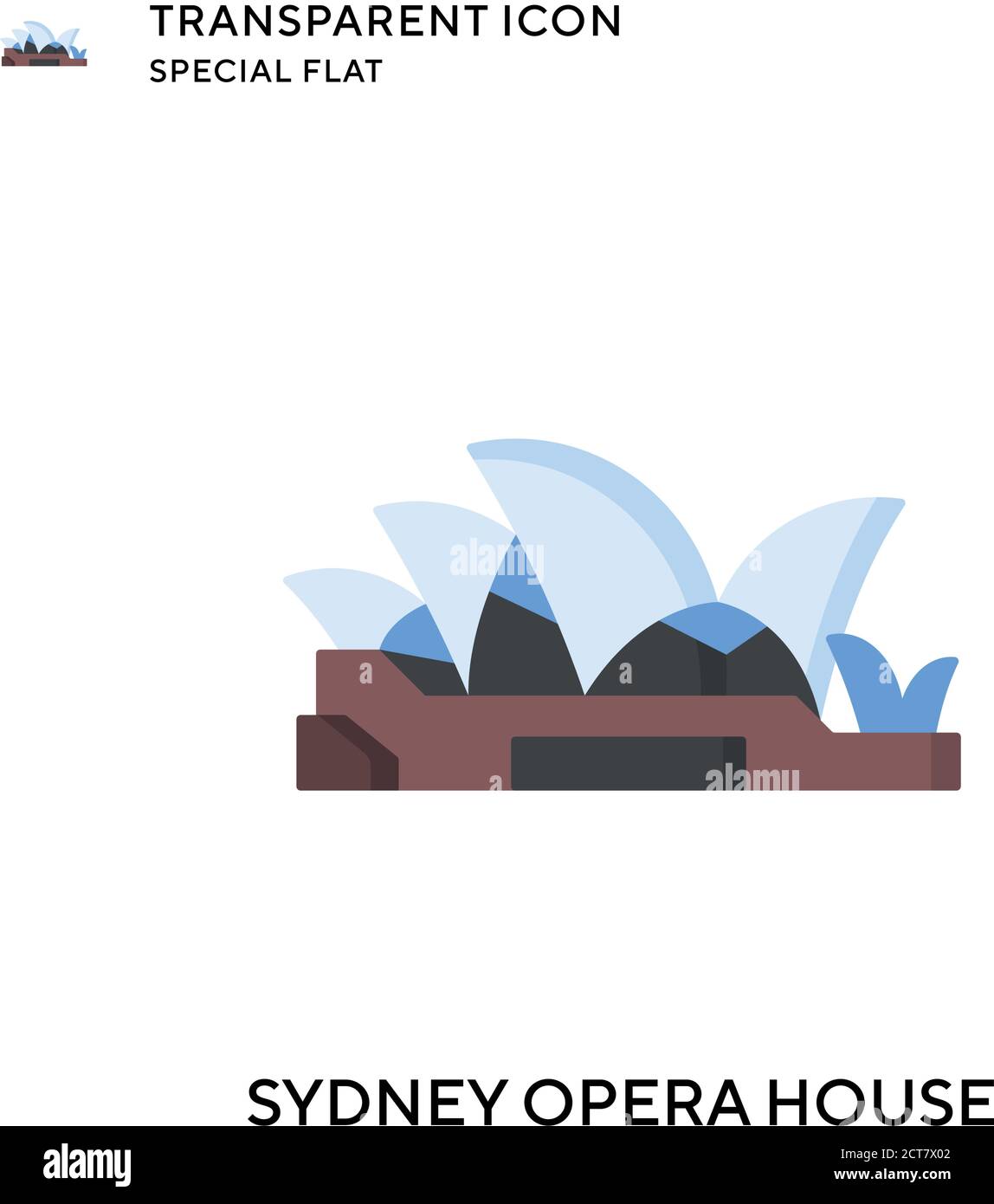 Sydney opera house vector icon. Flat style illustration. EPS 10 vector ...