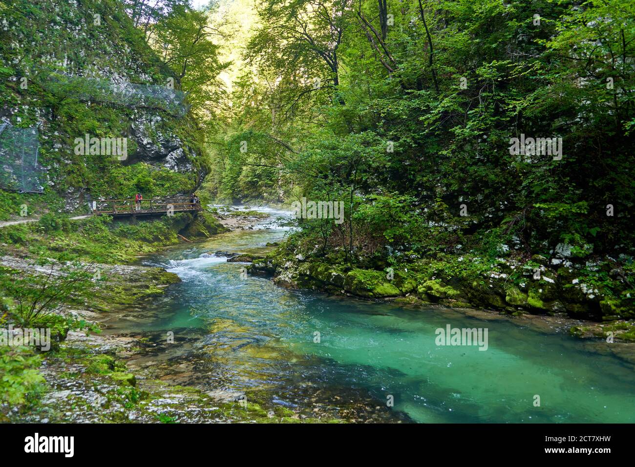 Vintgar Gorge, Bled, Slovenia Stock Photo