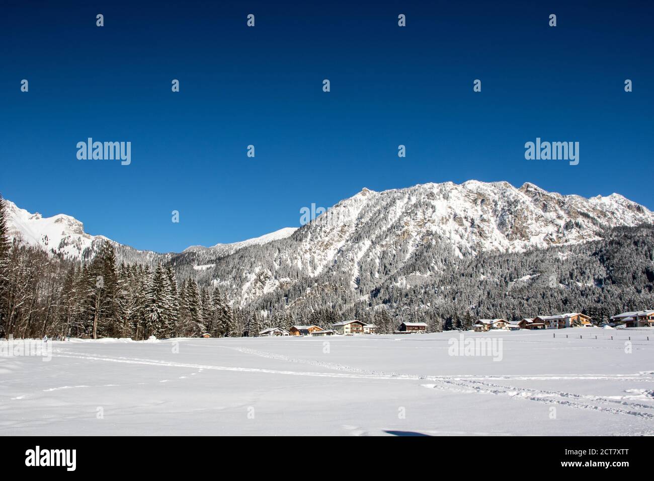 Beautiful mountains covered in snow - great for wallpapers Stock Photo ...