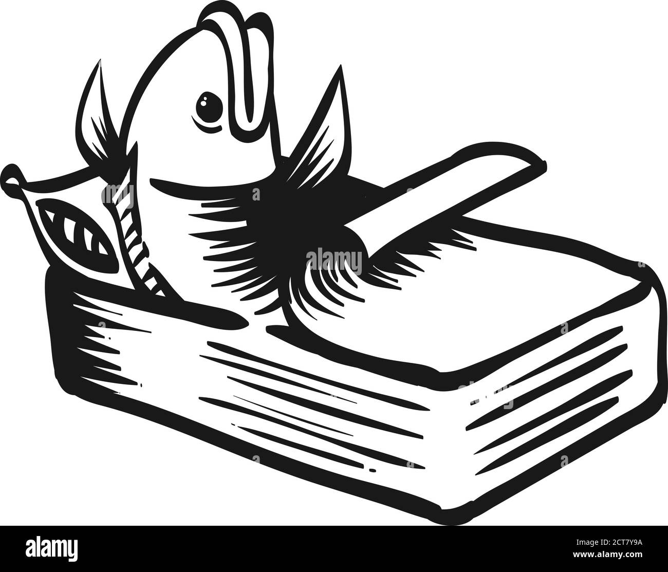 Canned fish doodle. vector illustration Stock Vector Image & Art Alamy