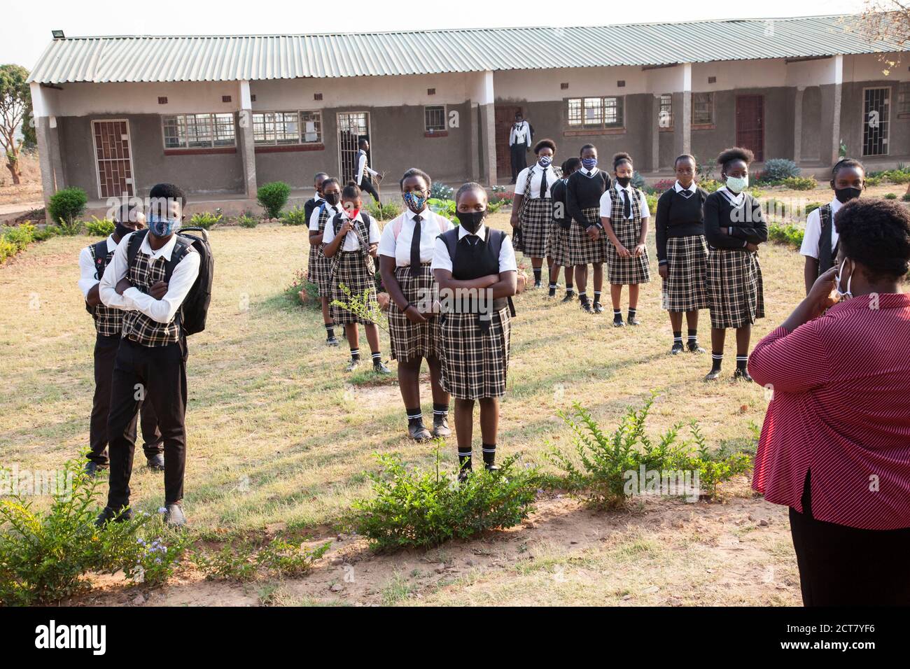 Speaks with students as hires stock photography and images Alamy