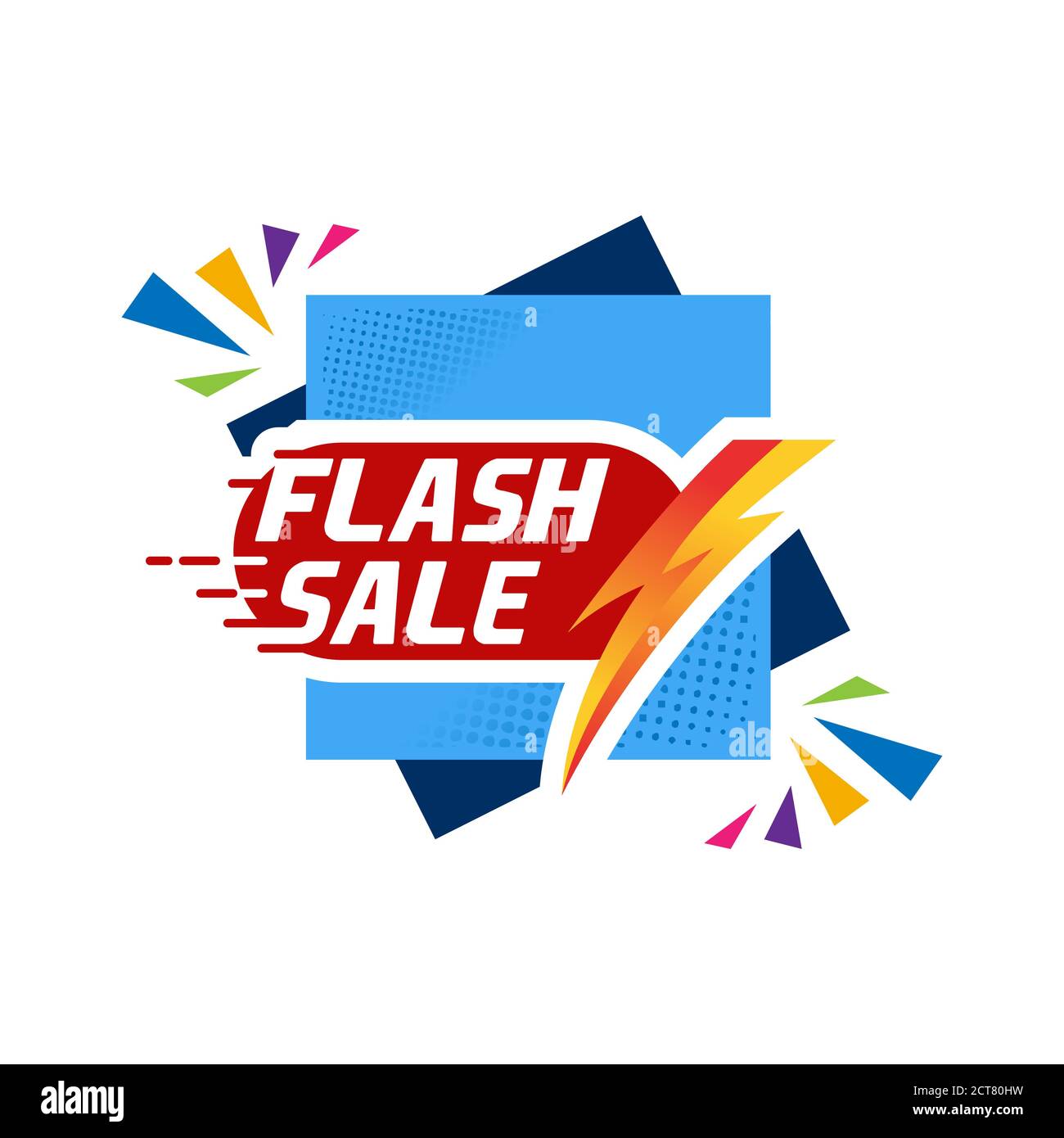 Flash Sale Logo Sale Offers Label Vector, Flash Sale Discount Vector
