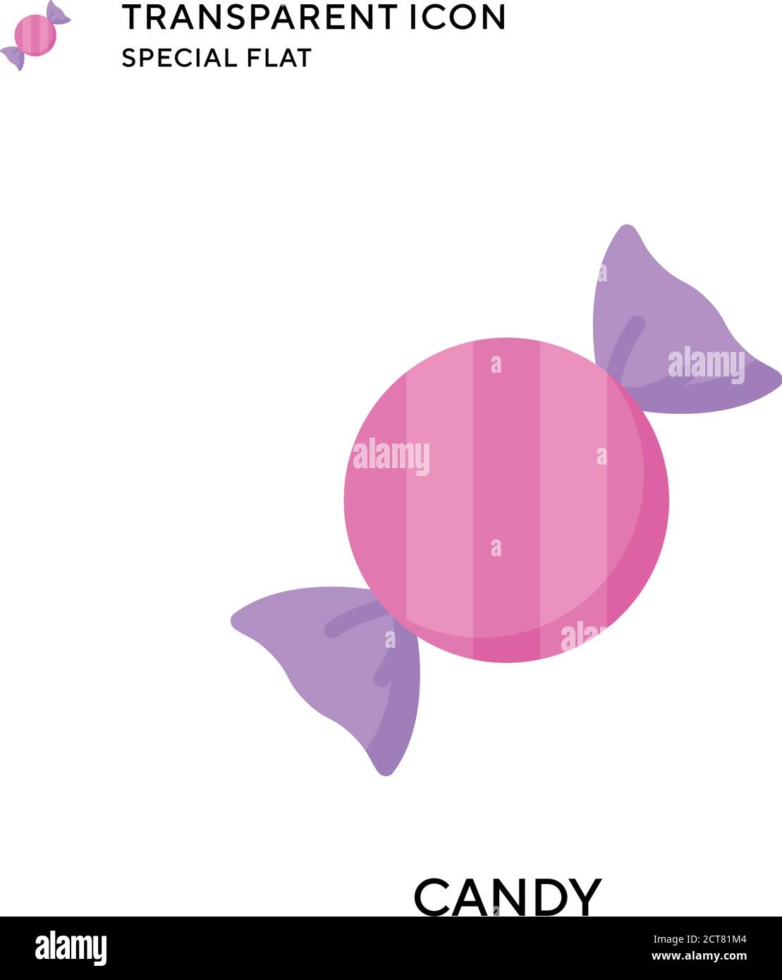 Candy vector icon. Flat style illustration. EPS 10 vector Stock Vector ...