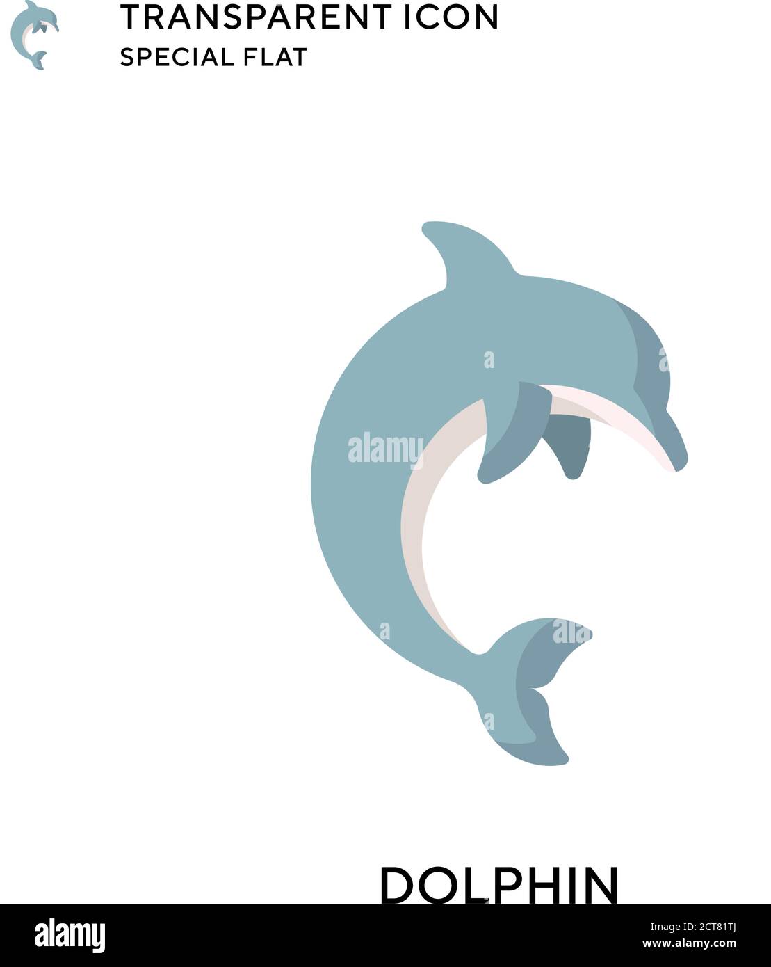 Pacific bottle nosed dolphin Stock Vector Images - Alamy