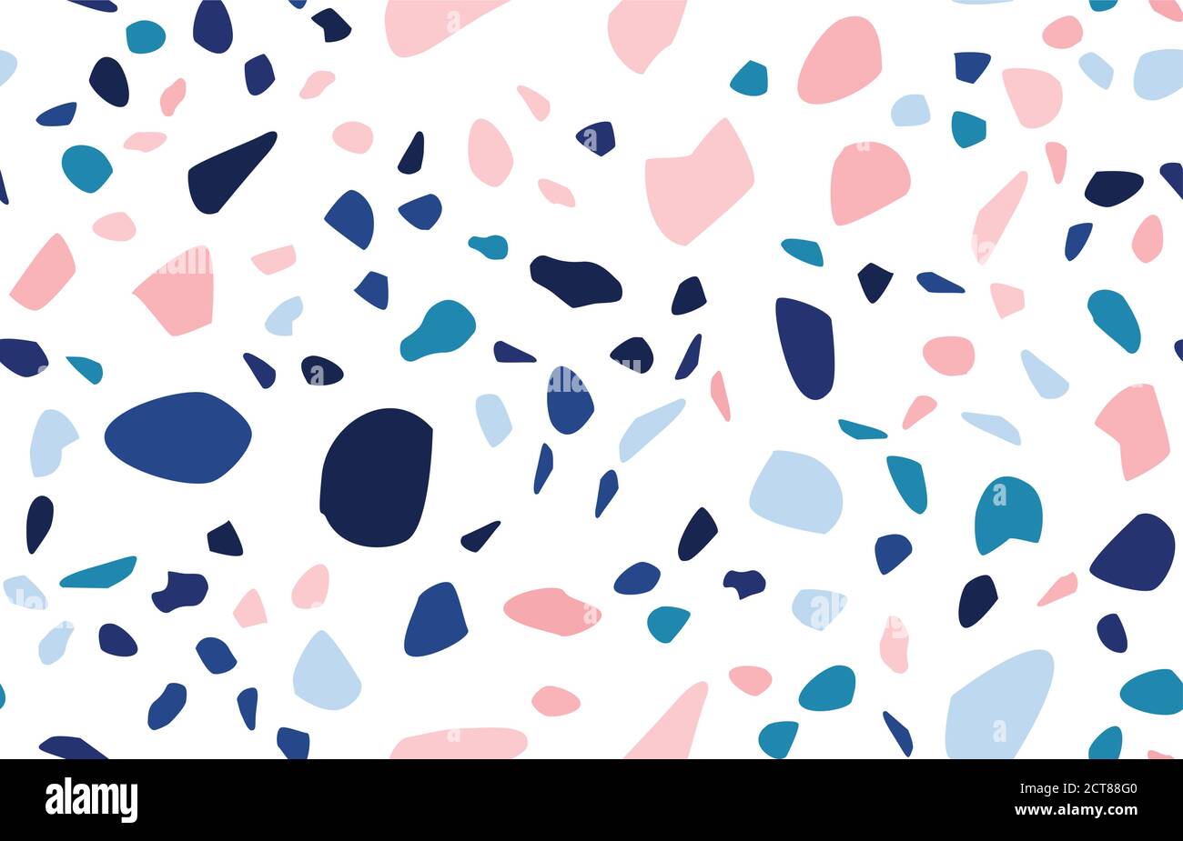 Terrazzo seamless pattern. Pastel colors. Marble. Abstract background ...