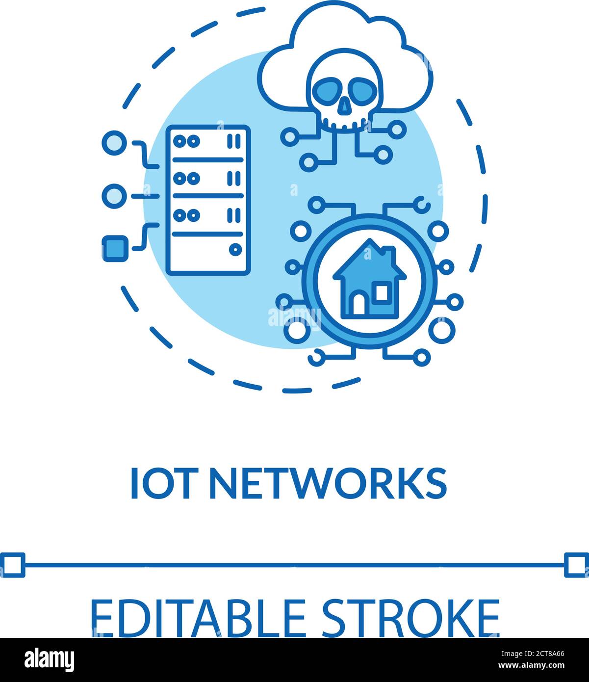 IoT networks concept icon Stock Vector Image & Art - Alamy