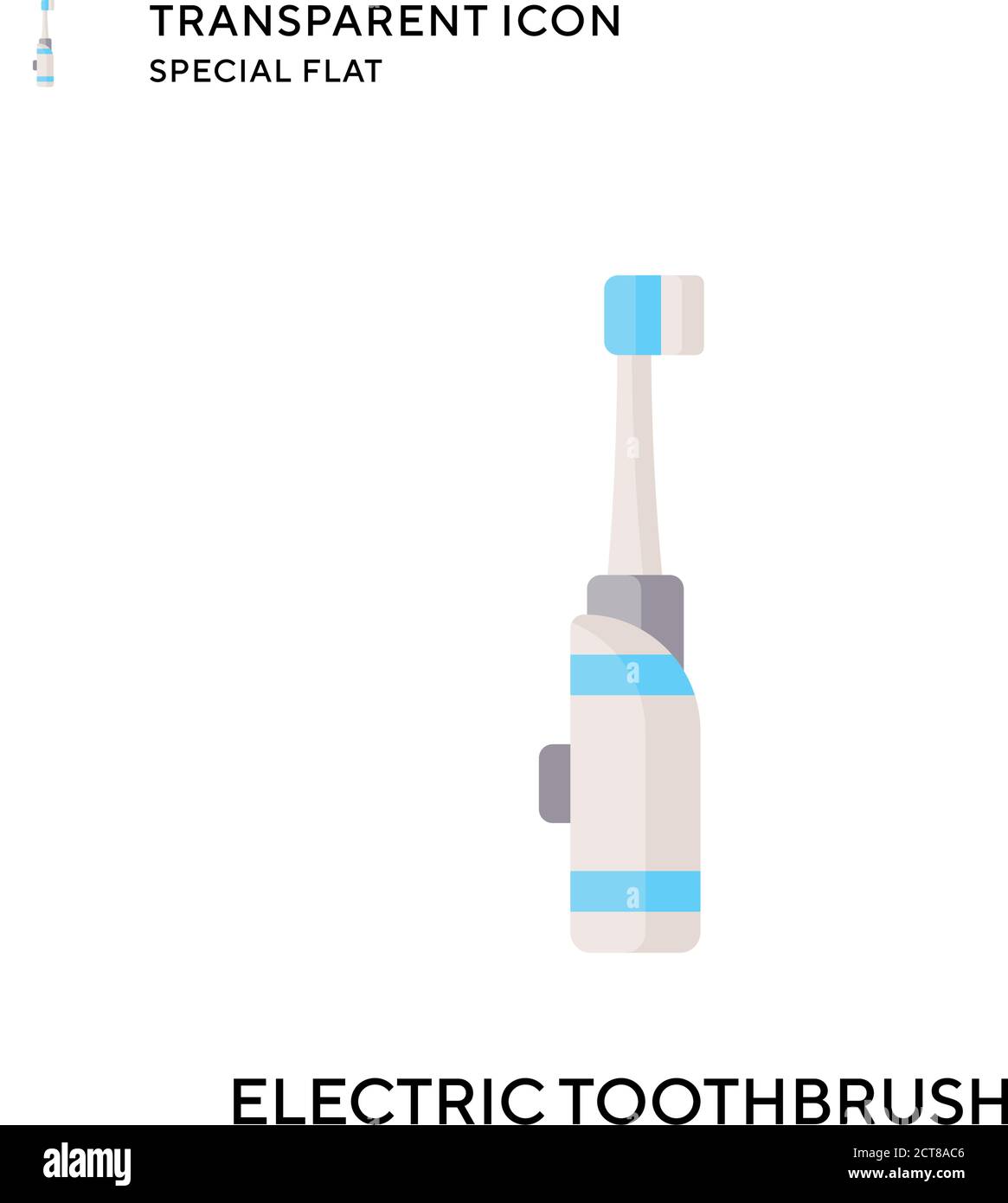 Electric toothbrush woman Stock Vector Images - Alamy