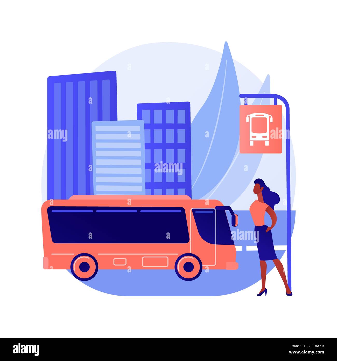 Public transport abstract concept vector illustration Stock Vector ...