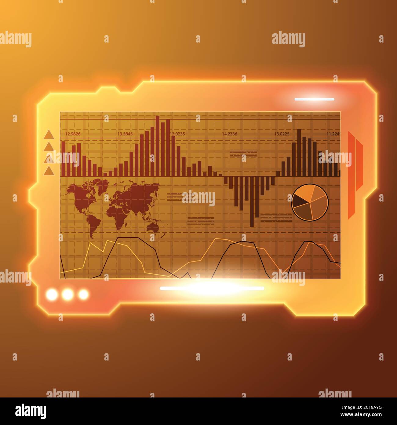 Digital panel light display wallpaper Stock Vector Image & Art - Alamy