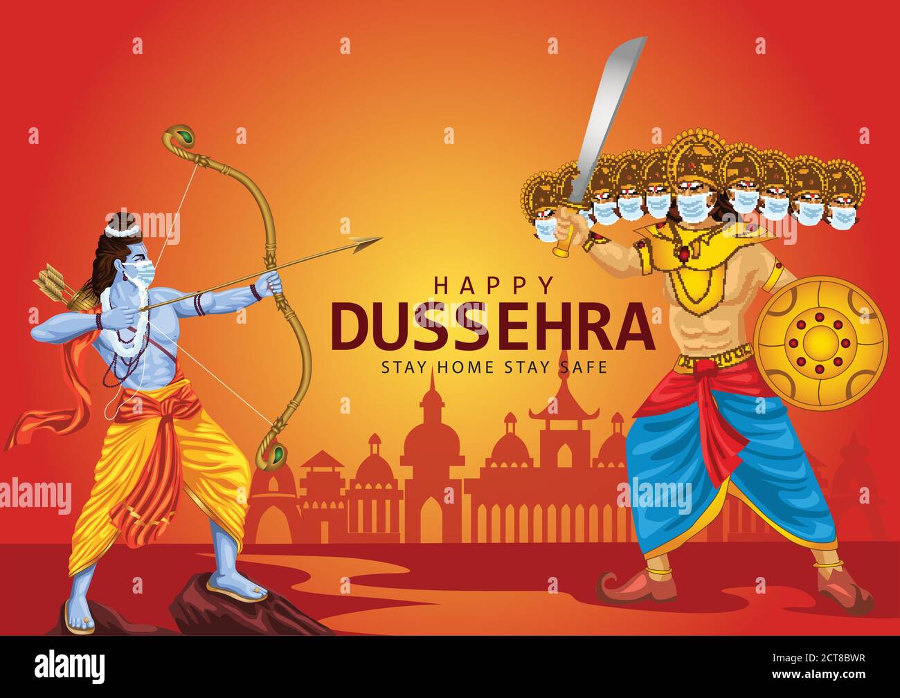 Happy dussehra hi-res stock photography and images - Alamy