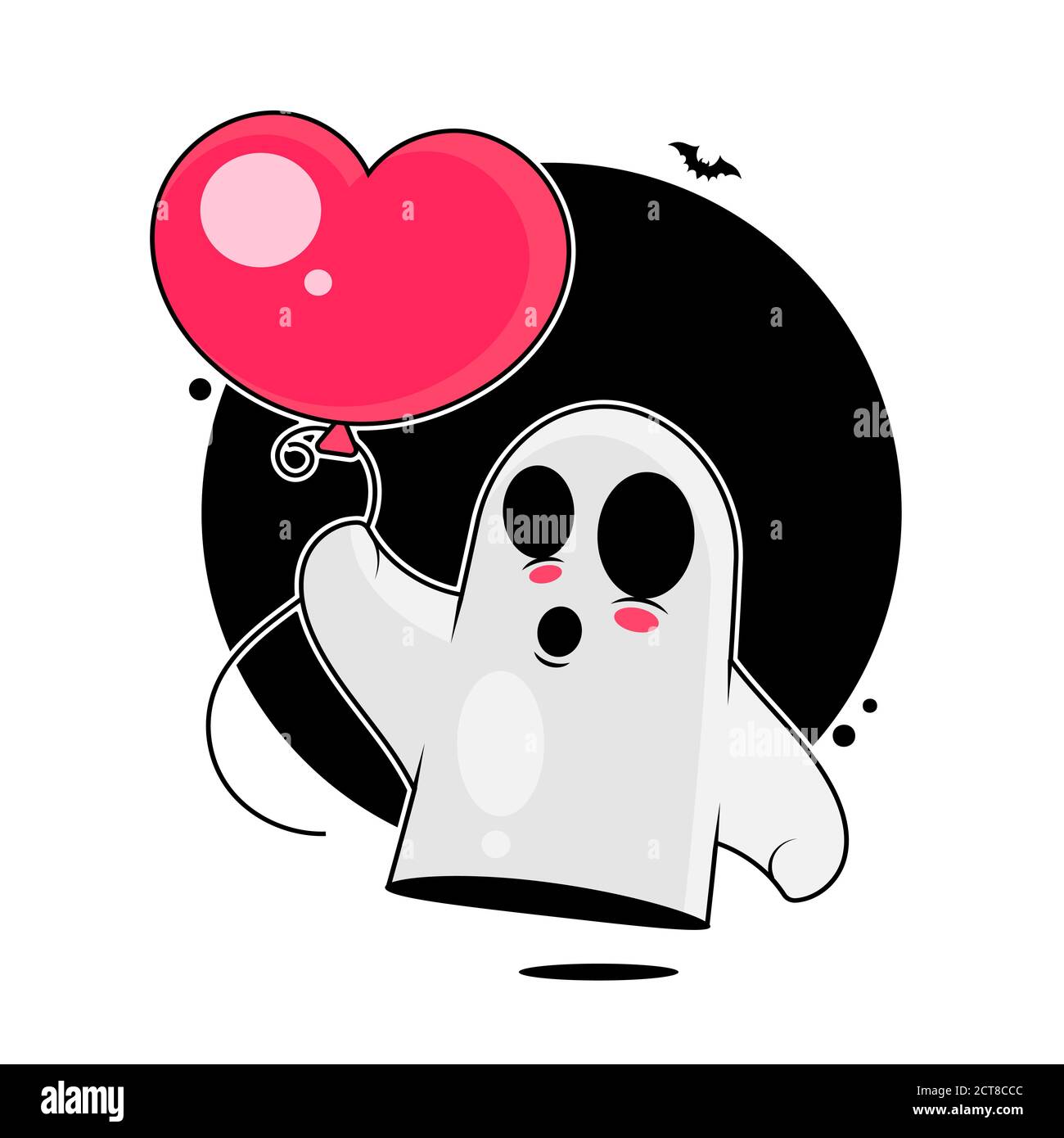 Ghost illustration Isolated Background For Your Needs Stock Vector