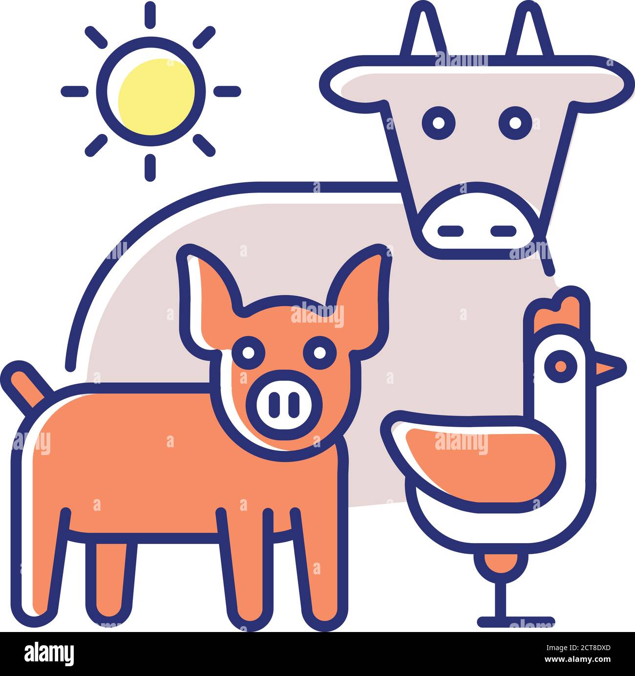 Animal husbandry RGB color icon Stock Vector Image & Art - Alamy Animal husbandry RGB color icon Stock Vector Image & Art - Alamy