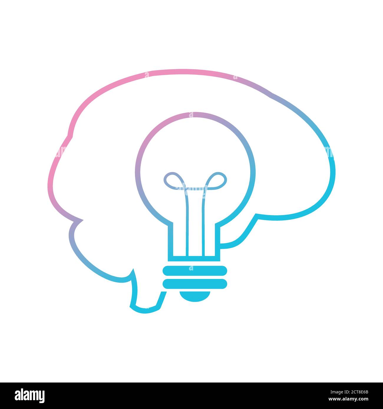 A vector illustration logo for supporting developmental health Stock Vector