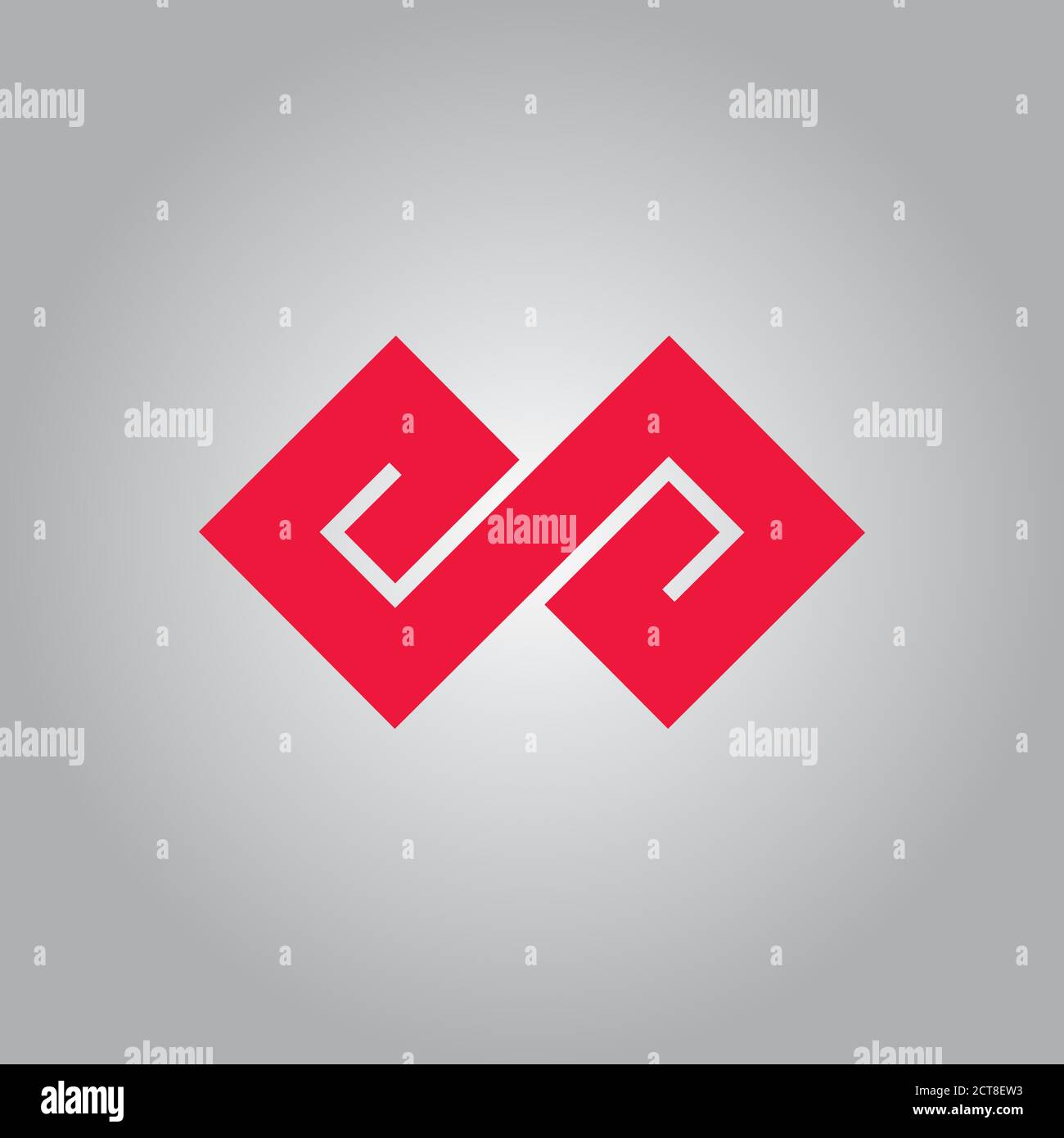 square infinity line logo vector Stock Vector Image & Art - Alamy