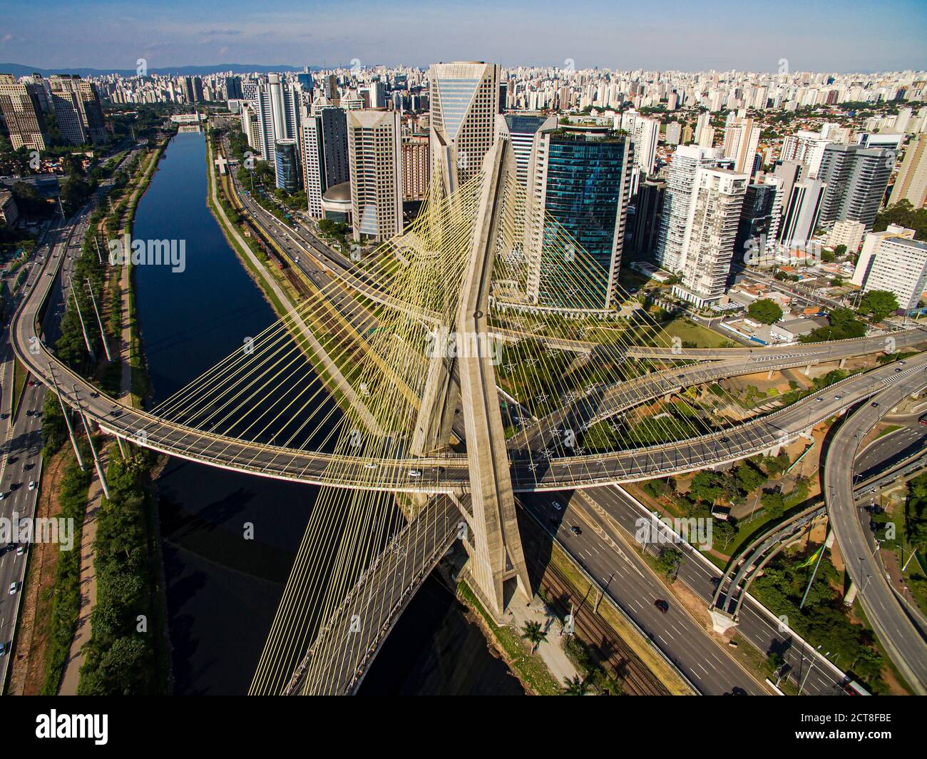 Cablestayed bridge in the world Stock Photo Alamy
