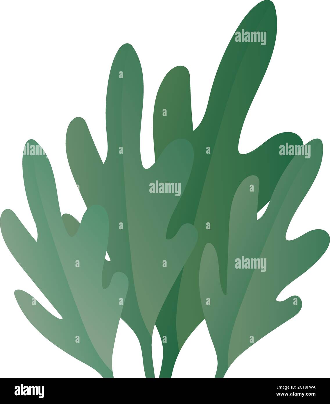 Isolated green leaves vector design Stock Vector Image & Art - Alamy