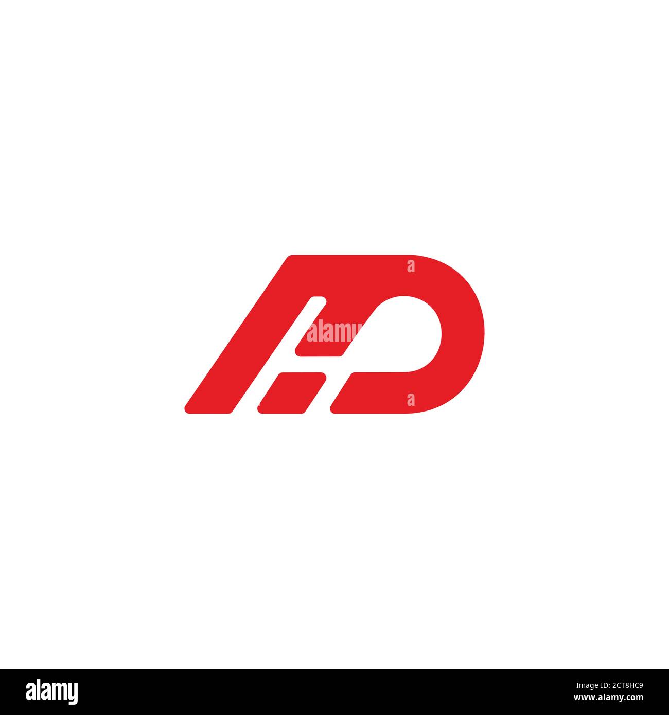 abstract letter hp symbol geometric negative space logo vector Stock ...