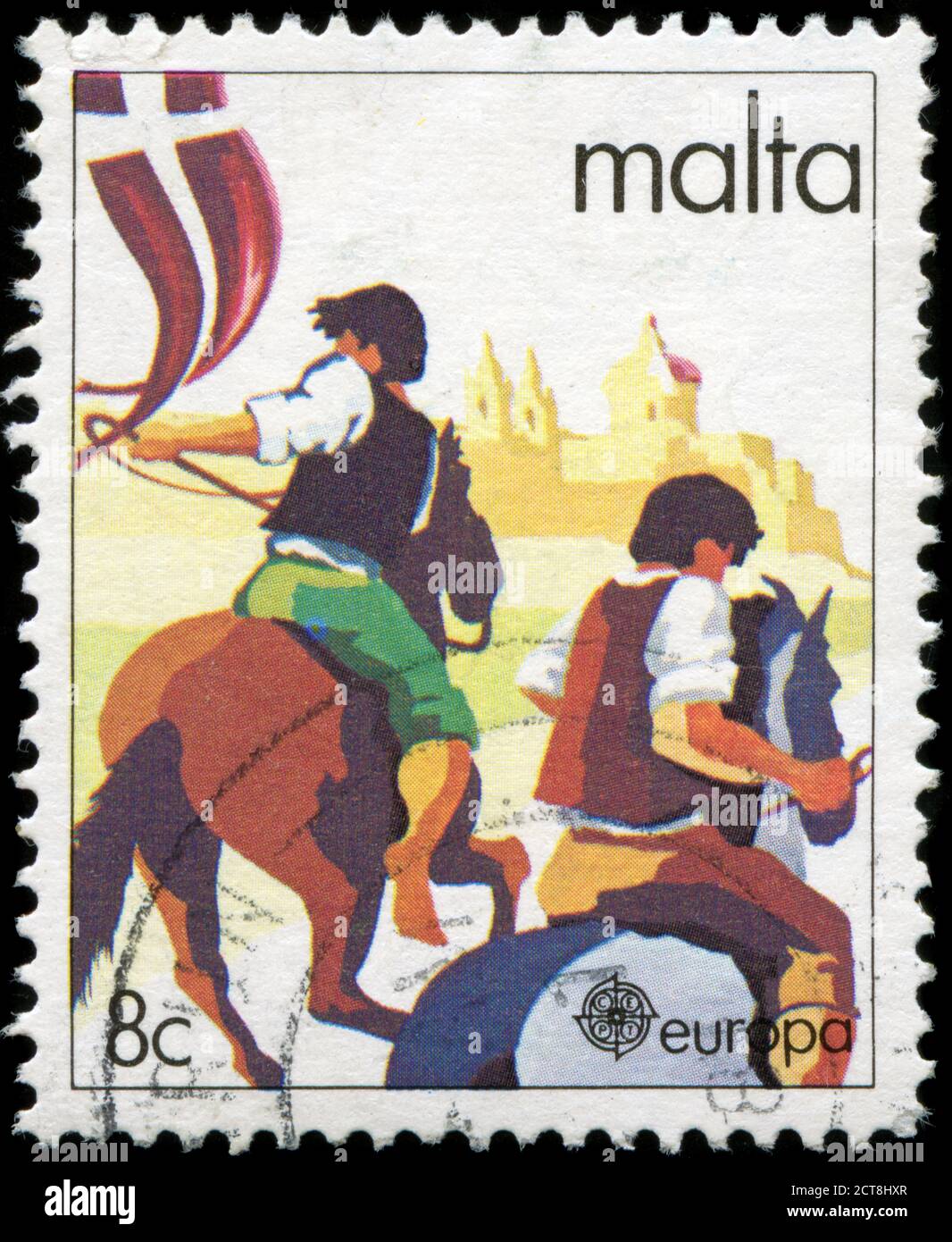 Postage stamp from Malta in the Europa (C.E.P.T.) 1981 Folklore
