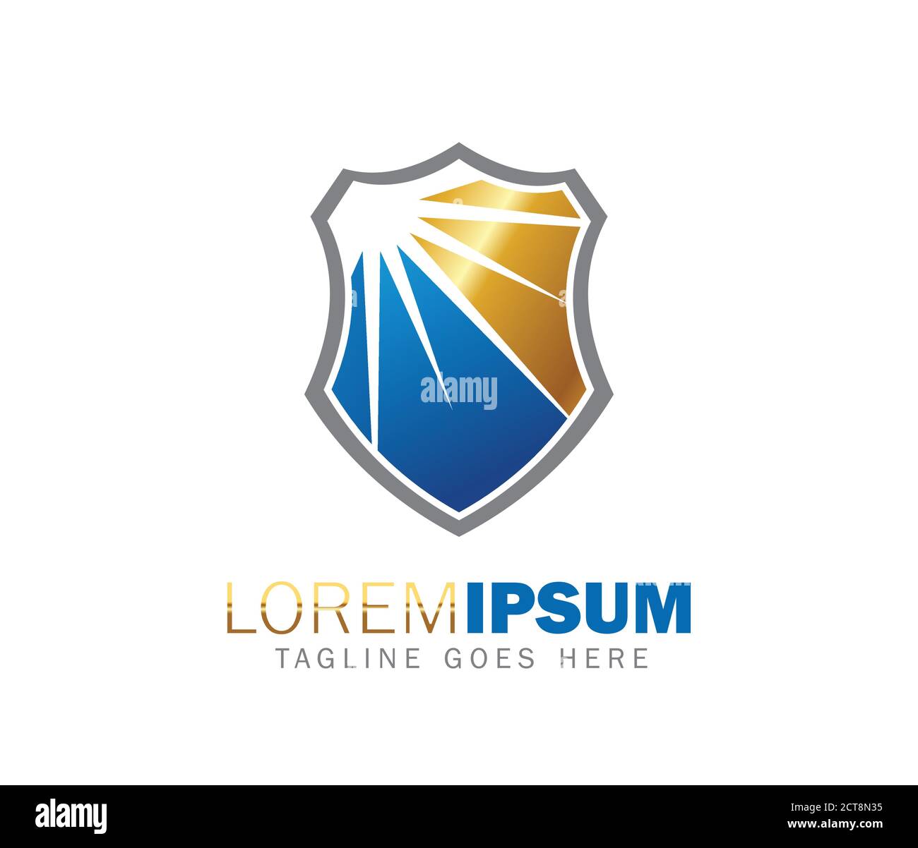 Royal blue and gold logo background hires stock photography and images Alamy