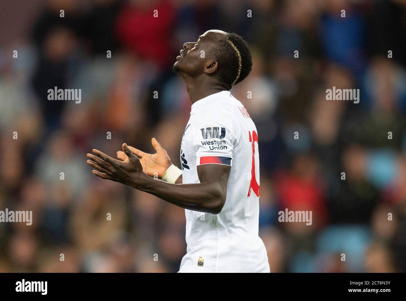 Liverpool's Sadio Mane. Aston Villa v Liverpool.   PHOTO CREDIT :  © MARK PAIN / ALAMY STOCK PHOTO Stock Photo