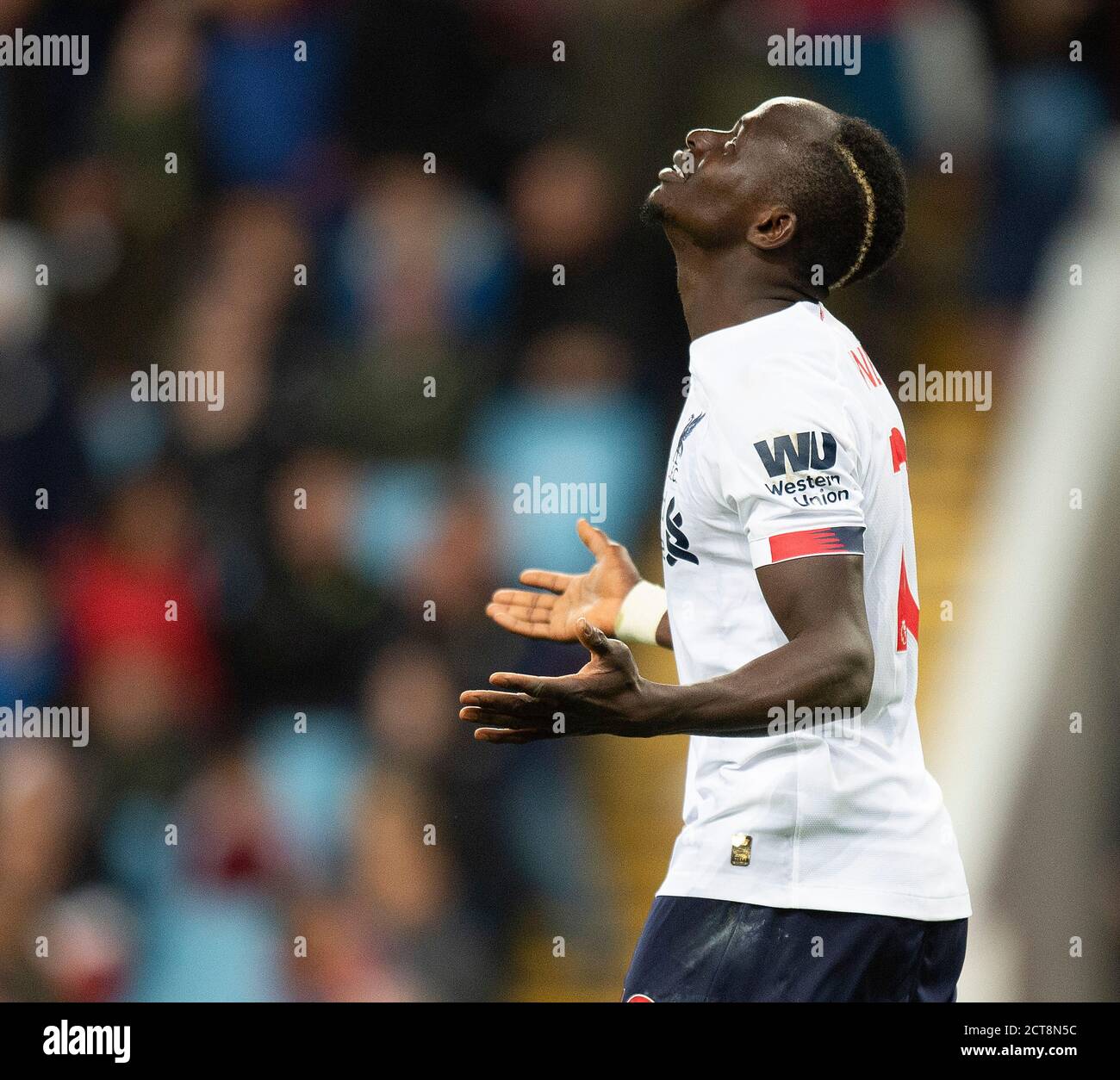 Liverpool's Sadio Mane. Aston Villa v Liverpool.   PHOTO CREDIT :  © MARK PAIN / ALAMY STOCK PHOTO Stock Photo