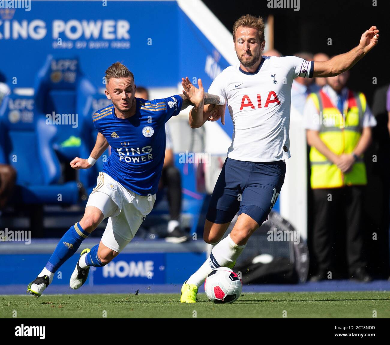 Tottenham Hotspurs' Harry Kane. Leicester City v Spurs.   PHOTO CREDIT : © MARK PAIN / ALAMY STOCK PHOTO Stock Photo