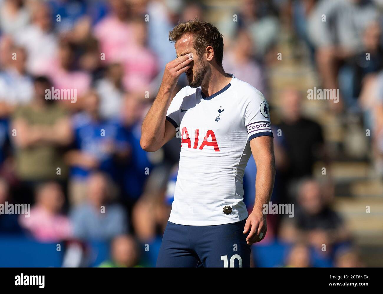 Tottenham Hotspurs' Harry Kane. Leicester City v Spurs.   PHOTO CREDIT : © MARK PAIN / ALAMY STOCK PHOTO Stock Photo