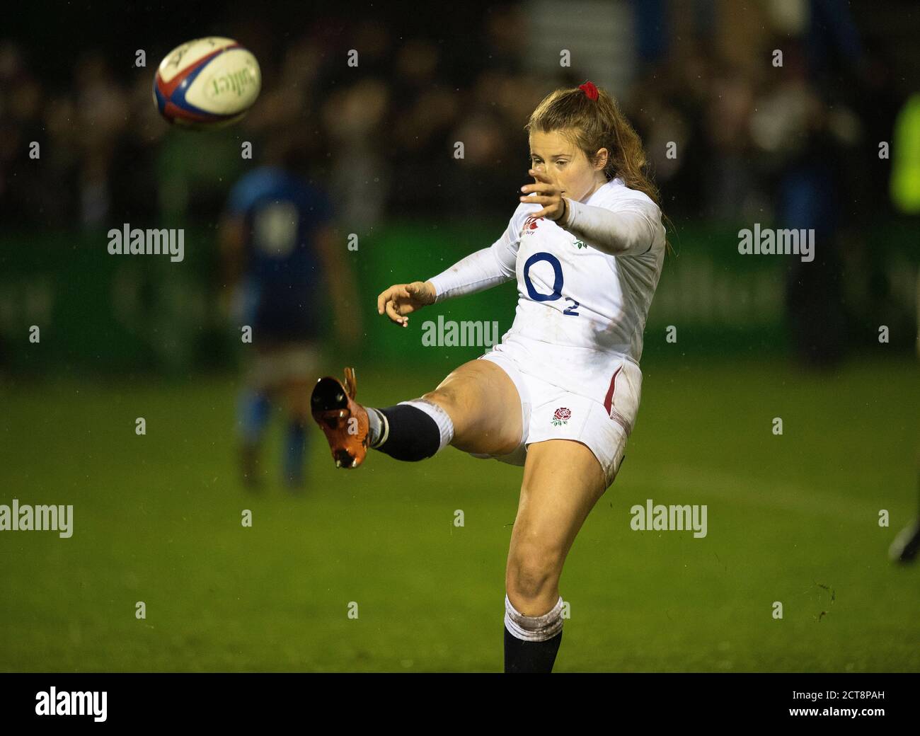 Zoe Harrison. England Women v Italy. Goldington Road, Bedford.    PHOTO CREDIT : © MARK PAIN / ALAMY STOCK PHOTO Stock Photo