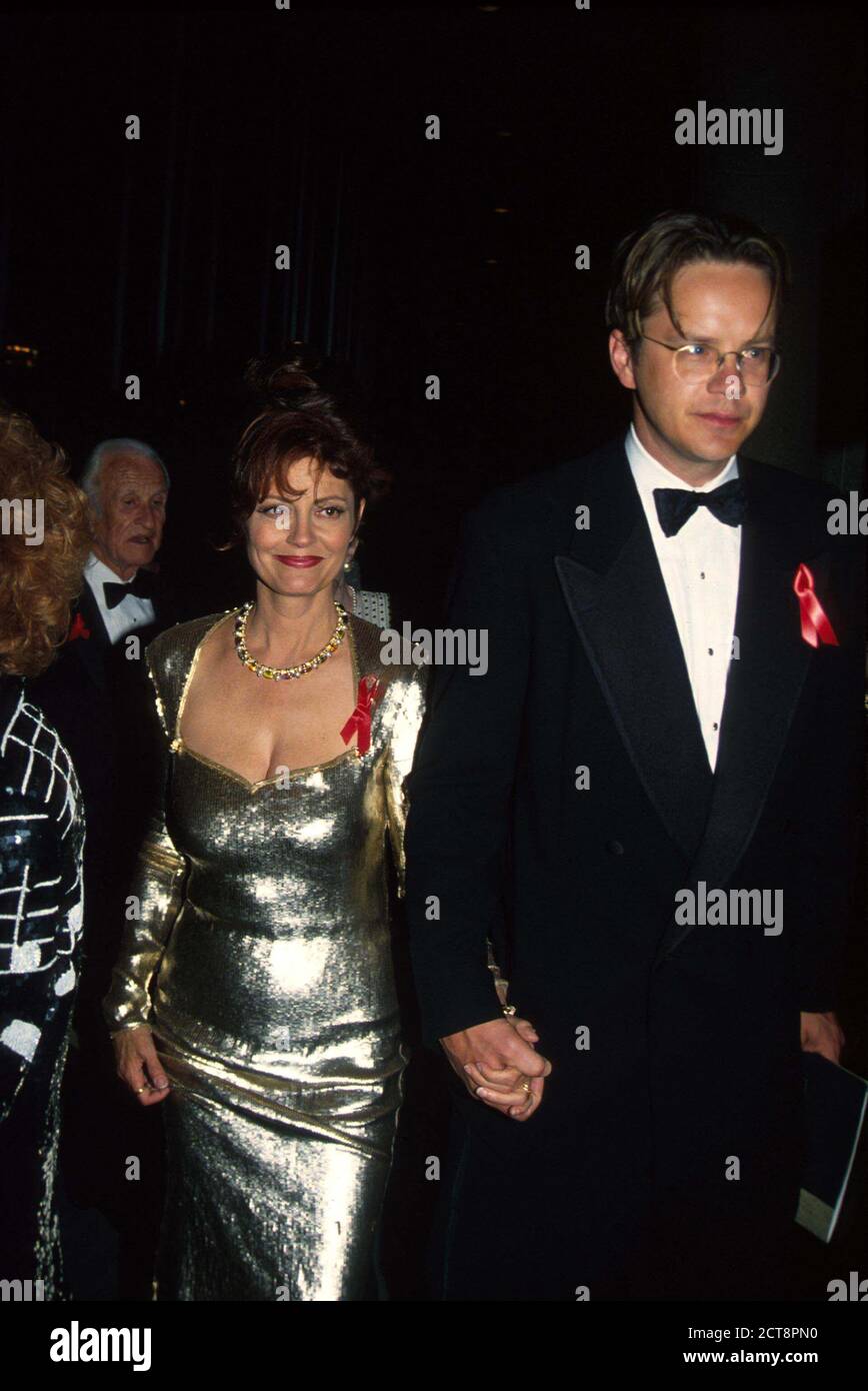 3/29/1993. Susan Sarandon And Tim Robbins At The 65Th Academy Awards. Credit: John Barrett/Photolink/MediaPunch Stock Photo
