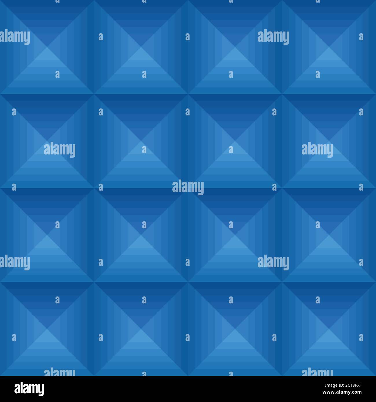 Seamless blue ethno pattern with squares. Vector texture for your design Stock Vector