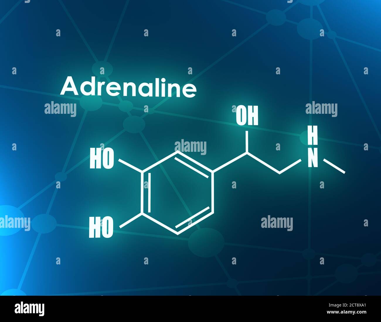 Formula hormone adrenaline Stock Photo Alamy