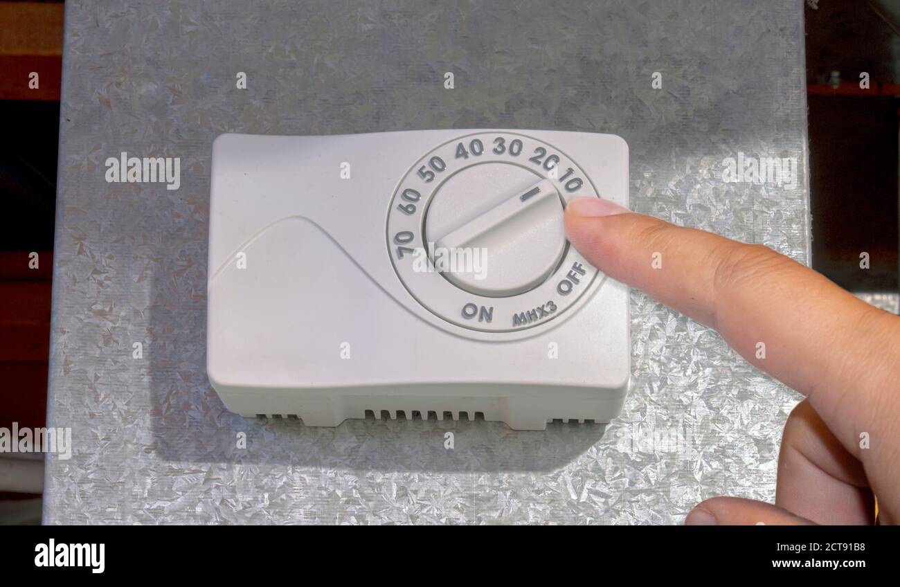 A home humidifier level control Stock Photo Alamy