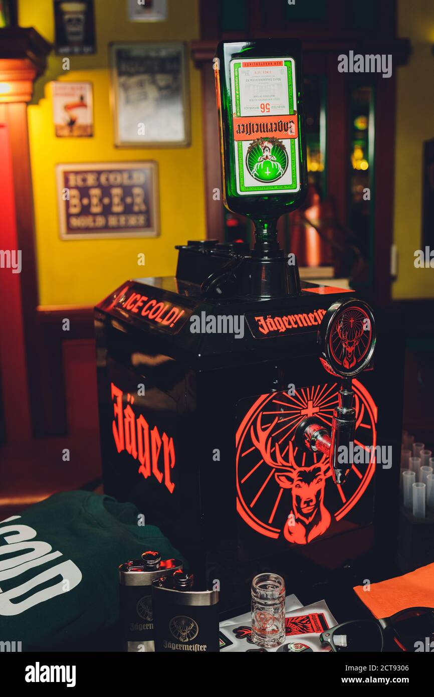 Jagermeister bar sign hi-res stock photography and images - Alamy