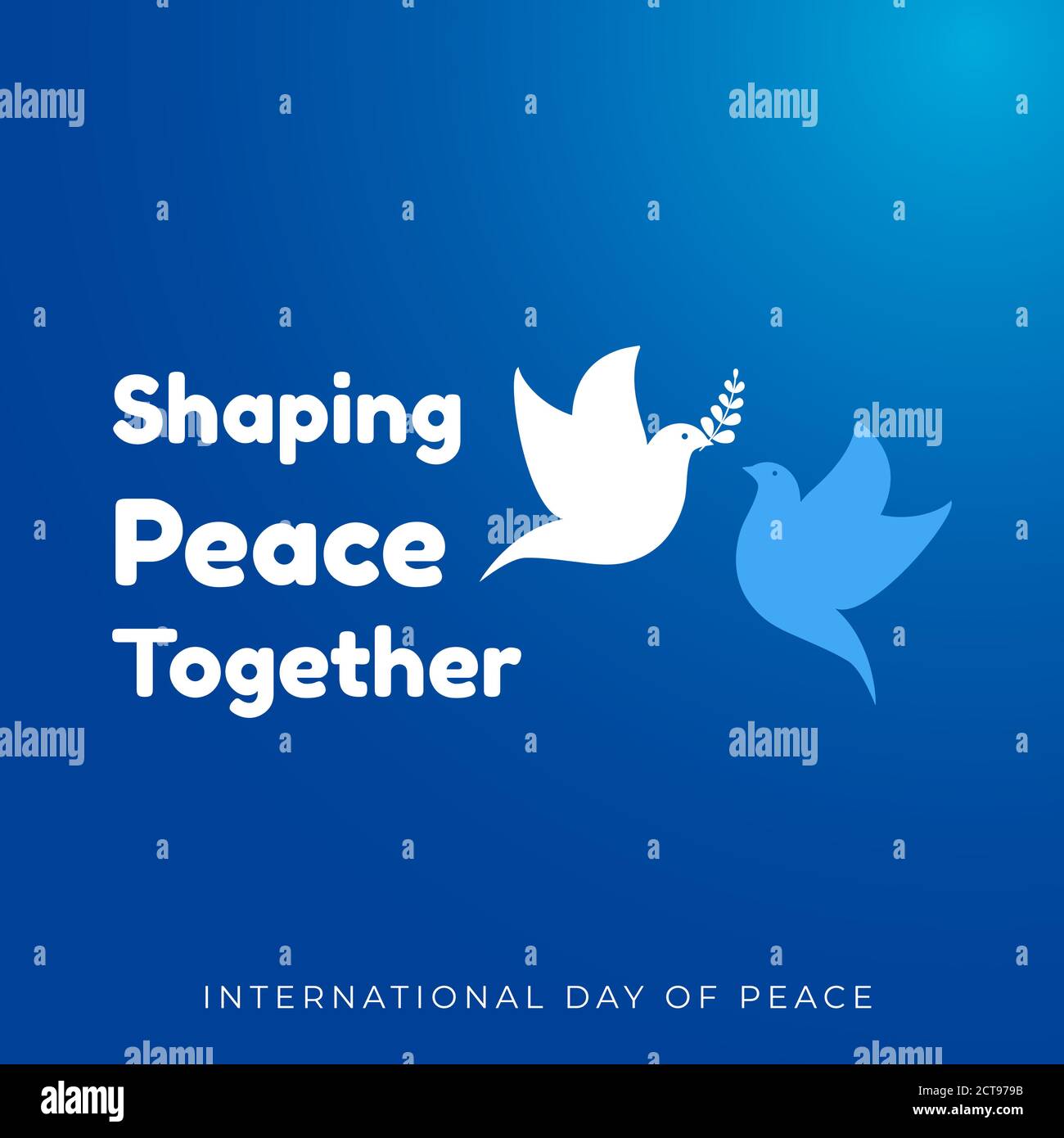 Design for celebrating international day of peace. Happy world peace ...