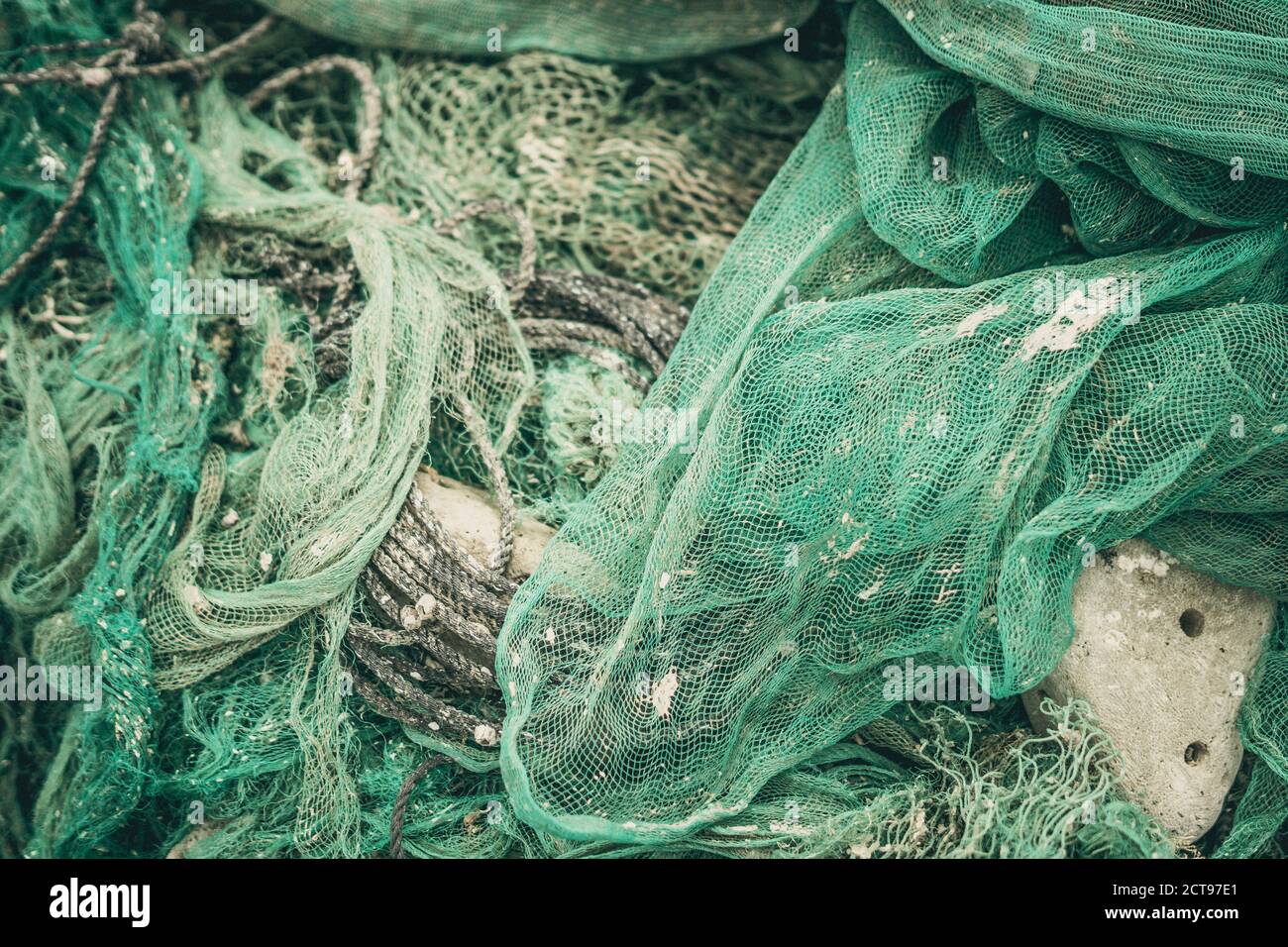 Pile old fishing nets made hi-res stock photography and images - Alamy