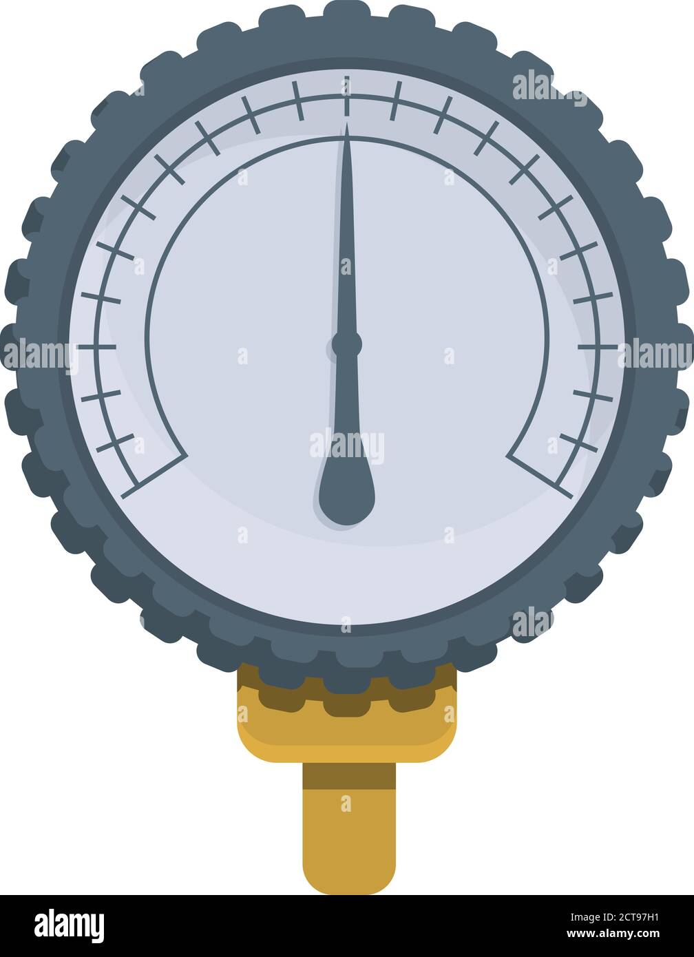 Pressure manometer icon. Cartoon of pressure manometer vector icon for