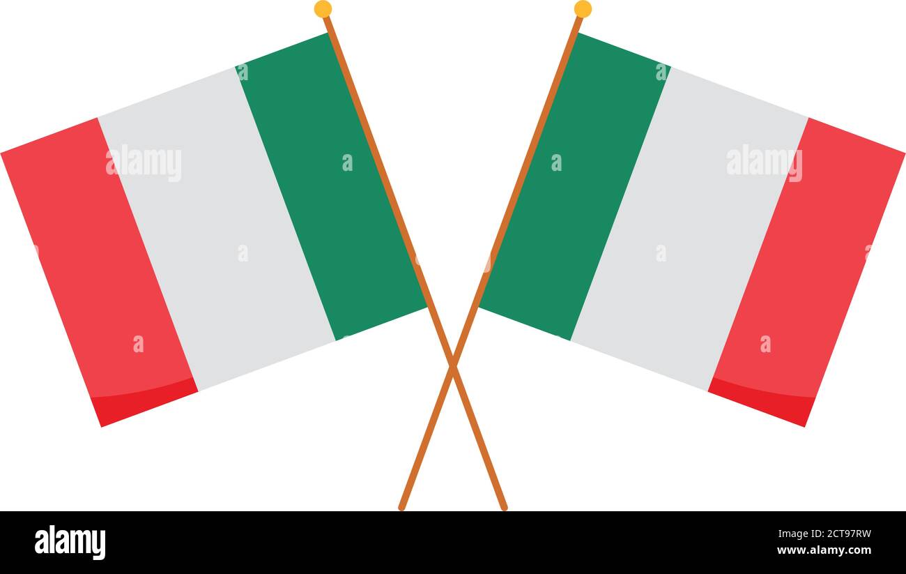 mexican flags national symbol isolated icon over white background ...