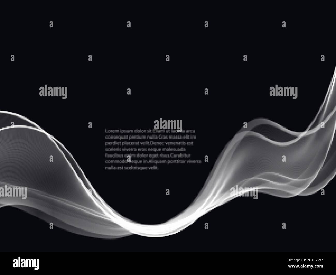 Design Template Smooth Curve Lines Background Stock Vector Image & Art ...