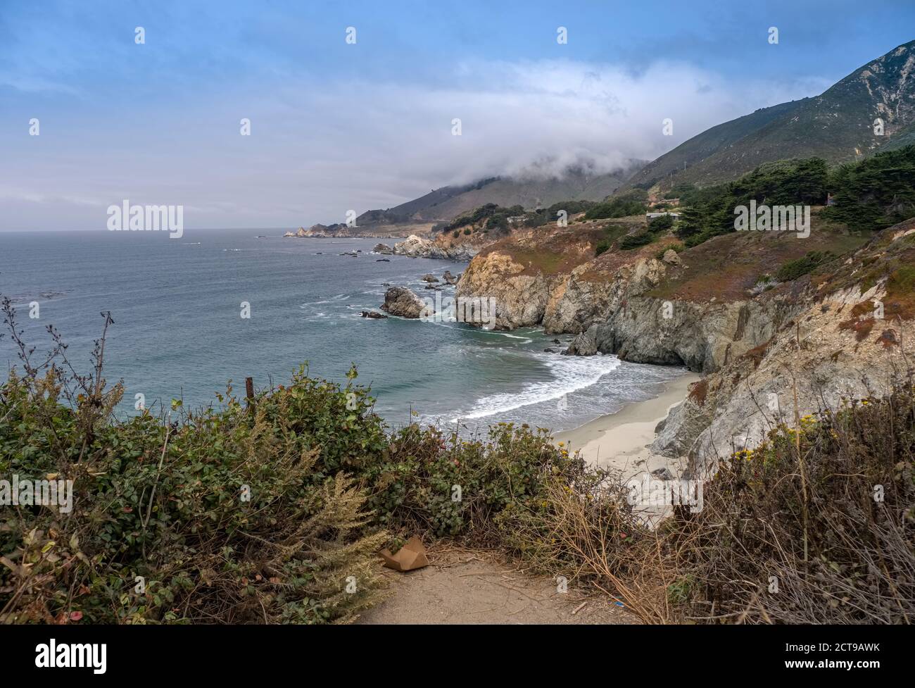 Big Sur California coast and the pacific ocean California Stock Photo ...